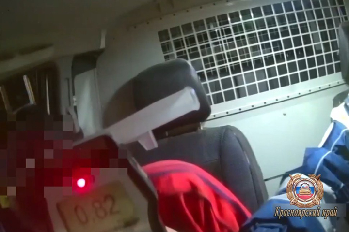 Подростка поймали пьяным за рулем - видео